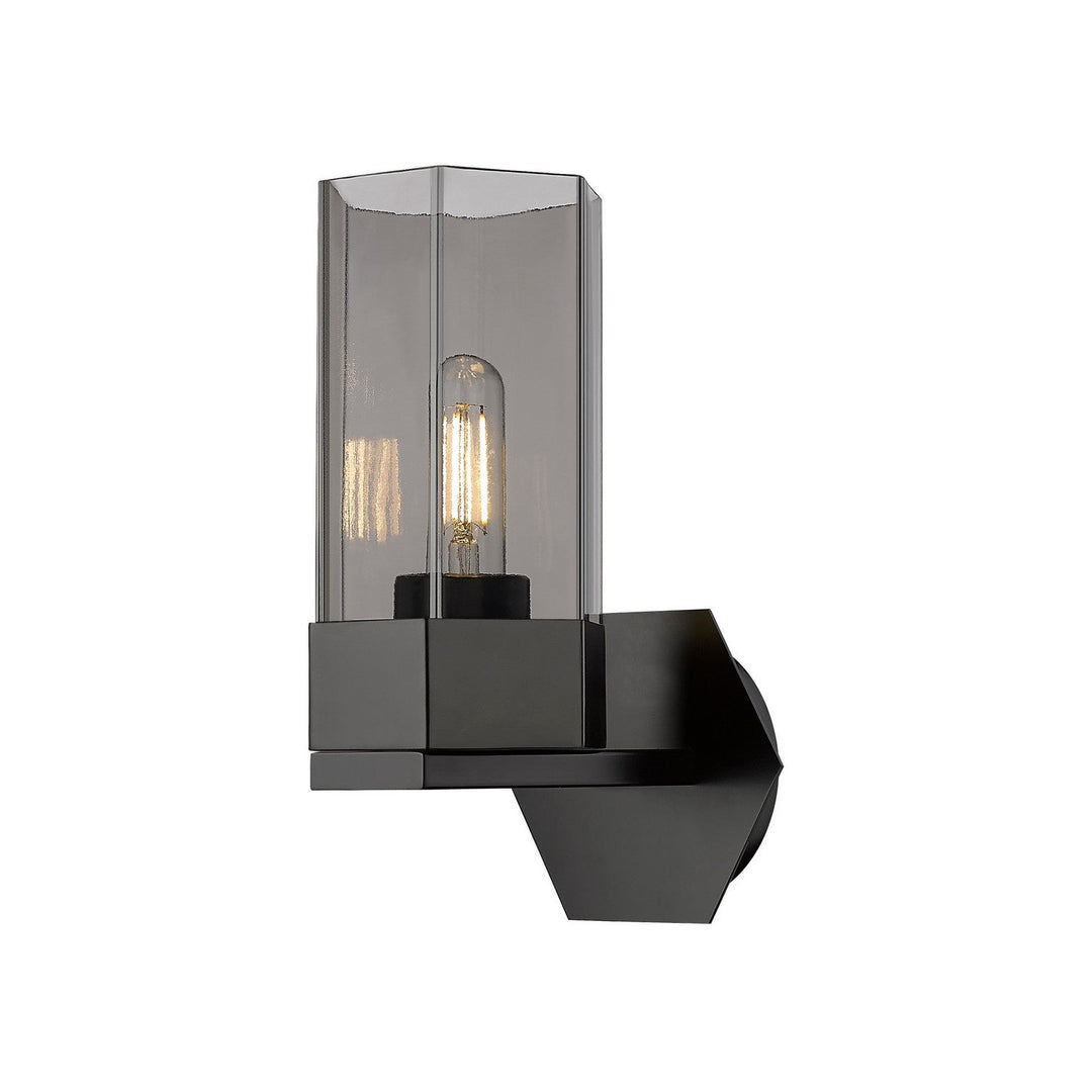 Innovations Downtown Urban 427-1W-BK-G427-9SM Wall Sconce Light - Matte Black