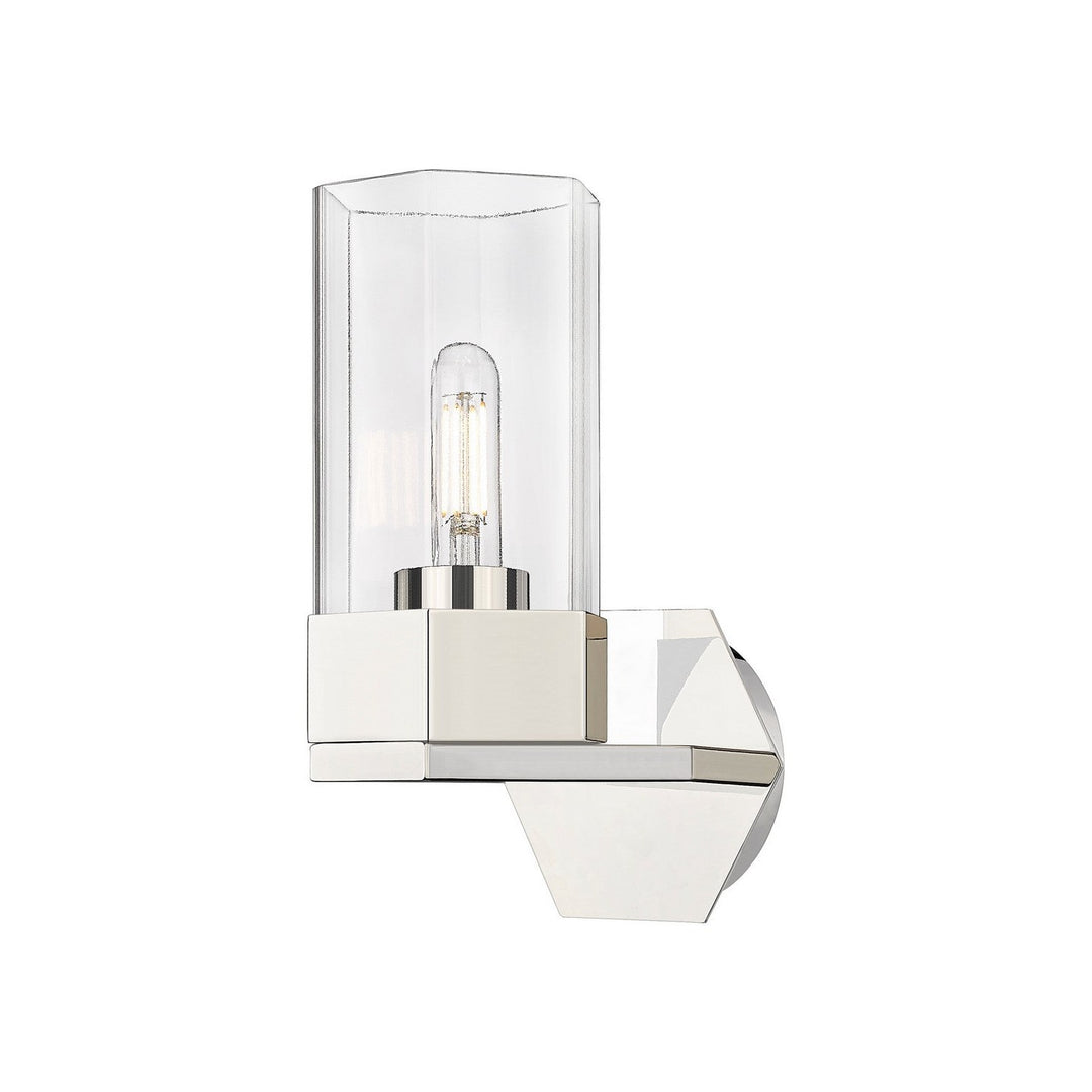 Innovations Downtown Urban 427-1W-PN-G427-9CL Wall Sconce Light - Polished Nickel