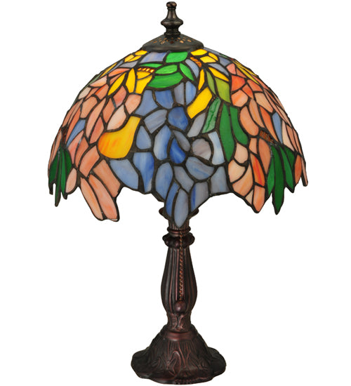 Meyda Tiffany Lighting 133348 Tiffany Laburnum One Light Accent Lamp Lamp Bronze / Dark