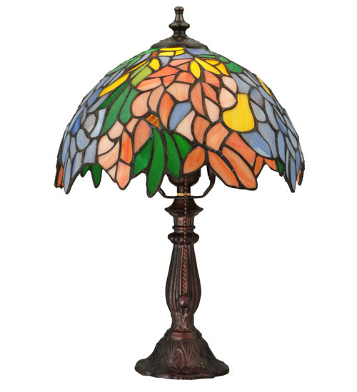 Meyda Tiffany Lighting 133348 Tiffany Laburnum One Light Accent Lamp Lamp Bronze / Dark