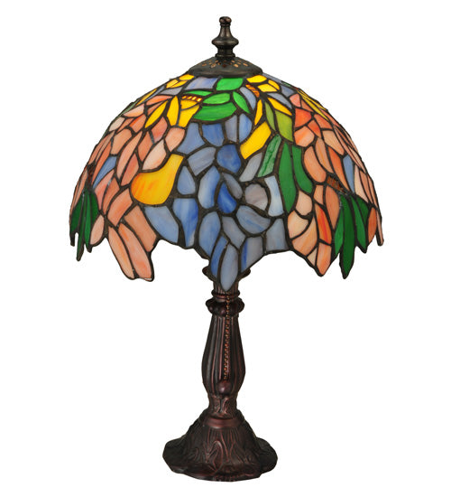 Meyda Tiffany Lighting 133348 Tiffany Laburnum One Light Accent Lamp Lamp Bronze / Dark
