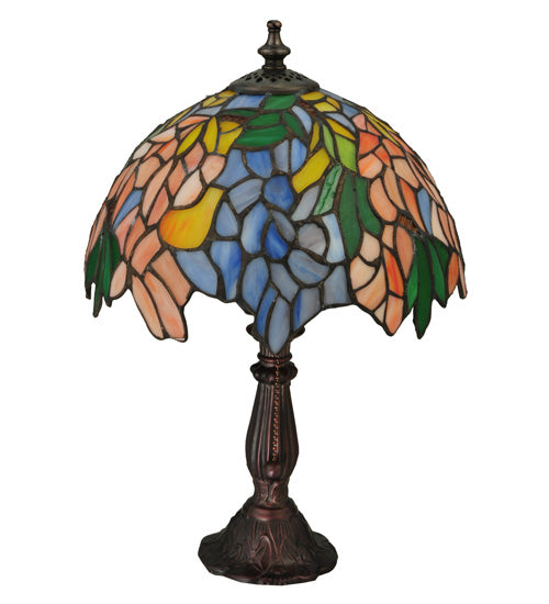 Meyda Tiffany Lighting 133348 Tiffany Laburnum One Light Accent Lamp Lamp Bronze / Dark