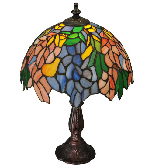 Meyda Tiffany Lighting 133348 Tiffany Laburnum One Light Accent Lamp Lamp Bronze / Dark