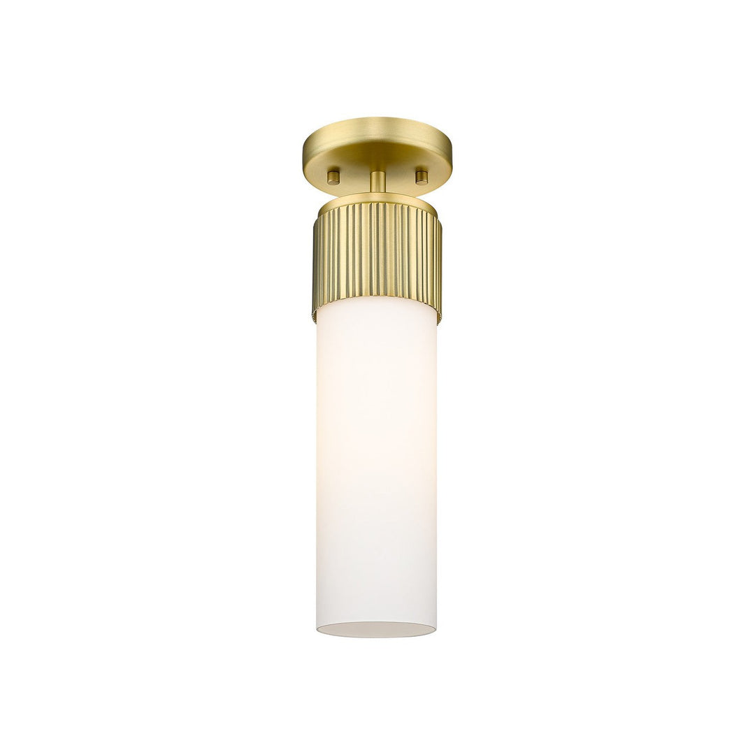 Innovations Downtown Urban 428-1F-BB-G428-12WH Ceiling Light - Brushed Brass