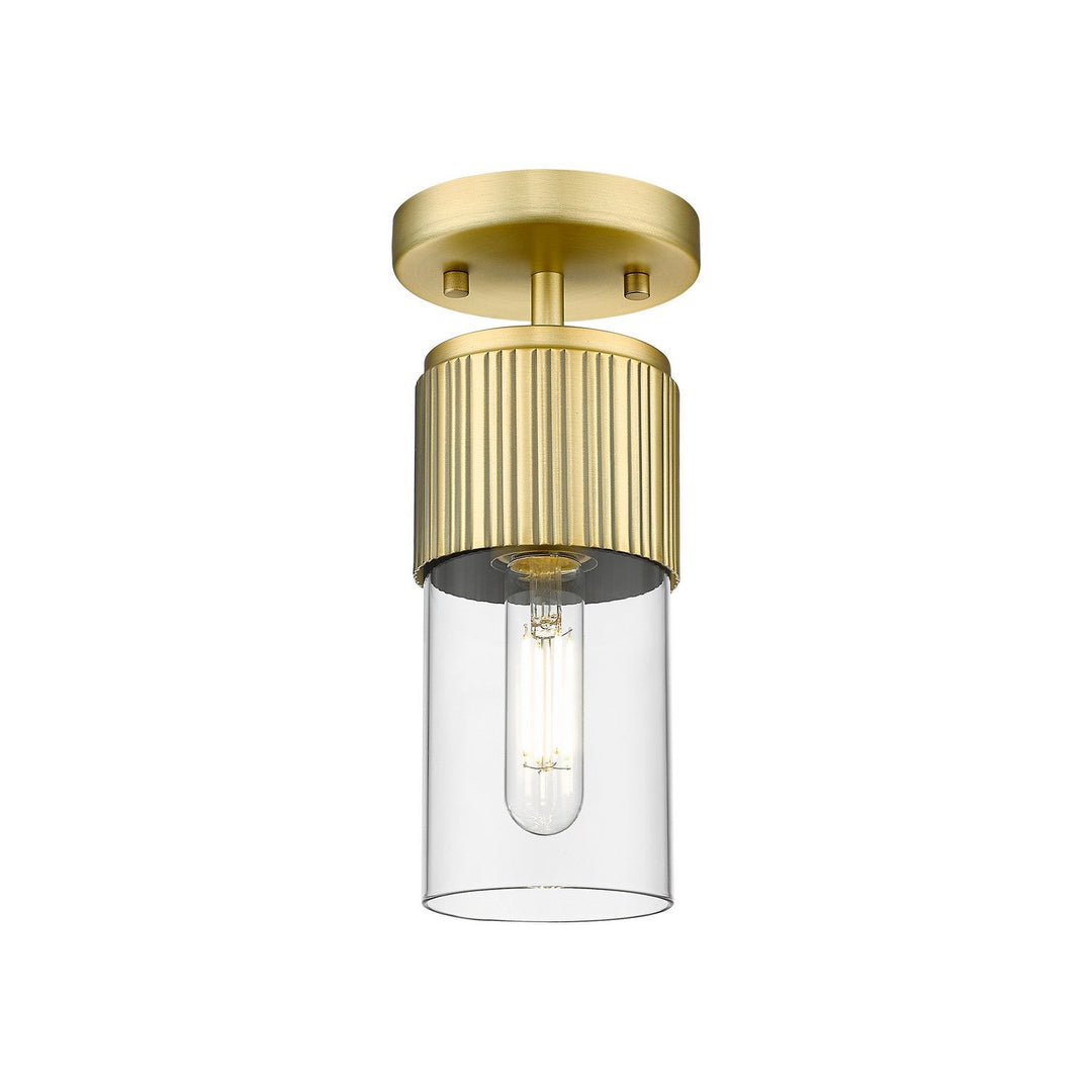 Innovations Downtown Urban 428-1F-BB-G428-7CL Ceiling Light - Brushed Brass
