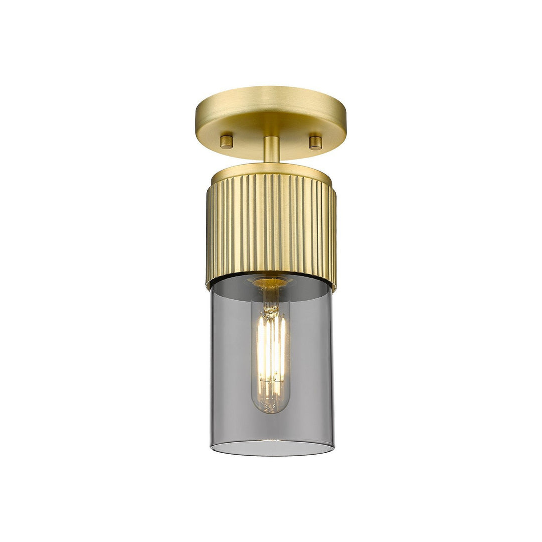 Innovations Downtown Urban 428-1F-BB-G428-7SM Ceiling Light - Brushed Brass