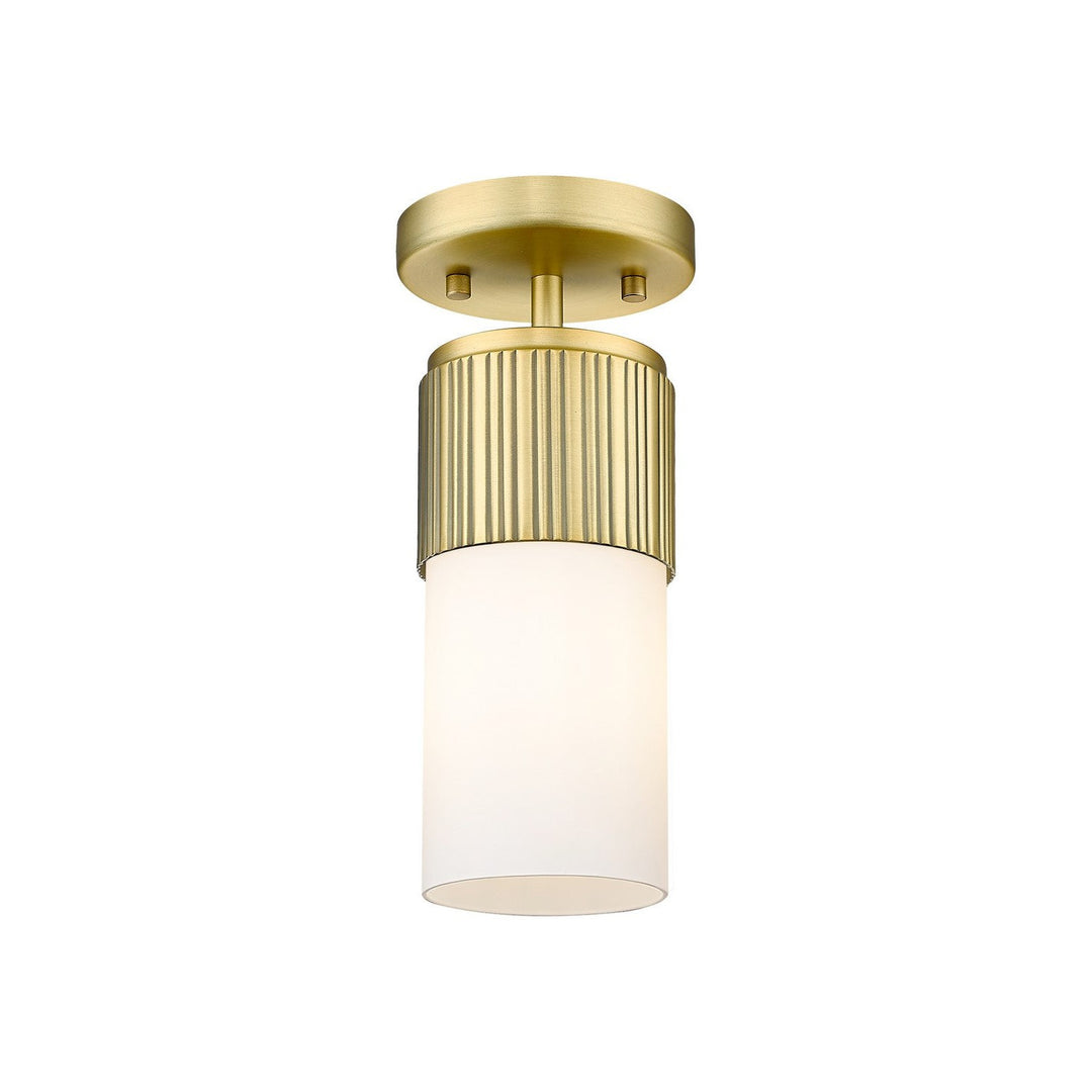 Innovations Downtown Urban 428-1F-BB-G428-7WH Ceiling Light - Brushed Brass