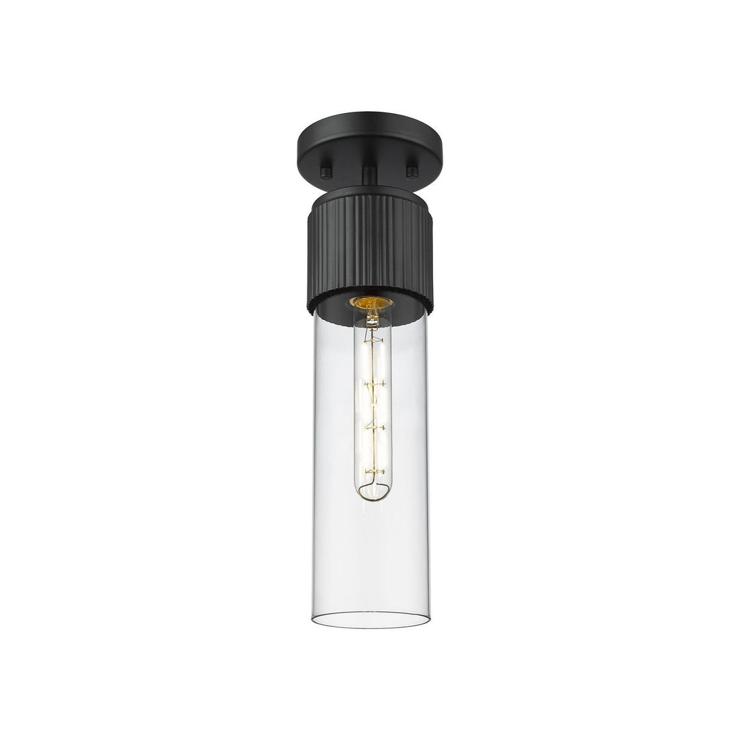 Innovations Downtown Urban 428-1F-BK-G428-12CL Ceiling Light - Matte Black