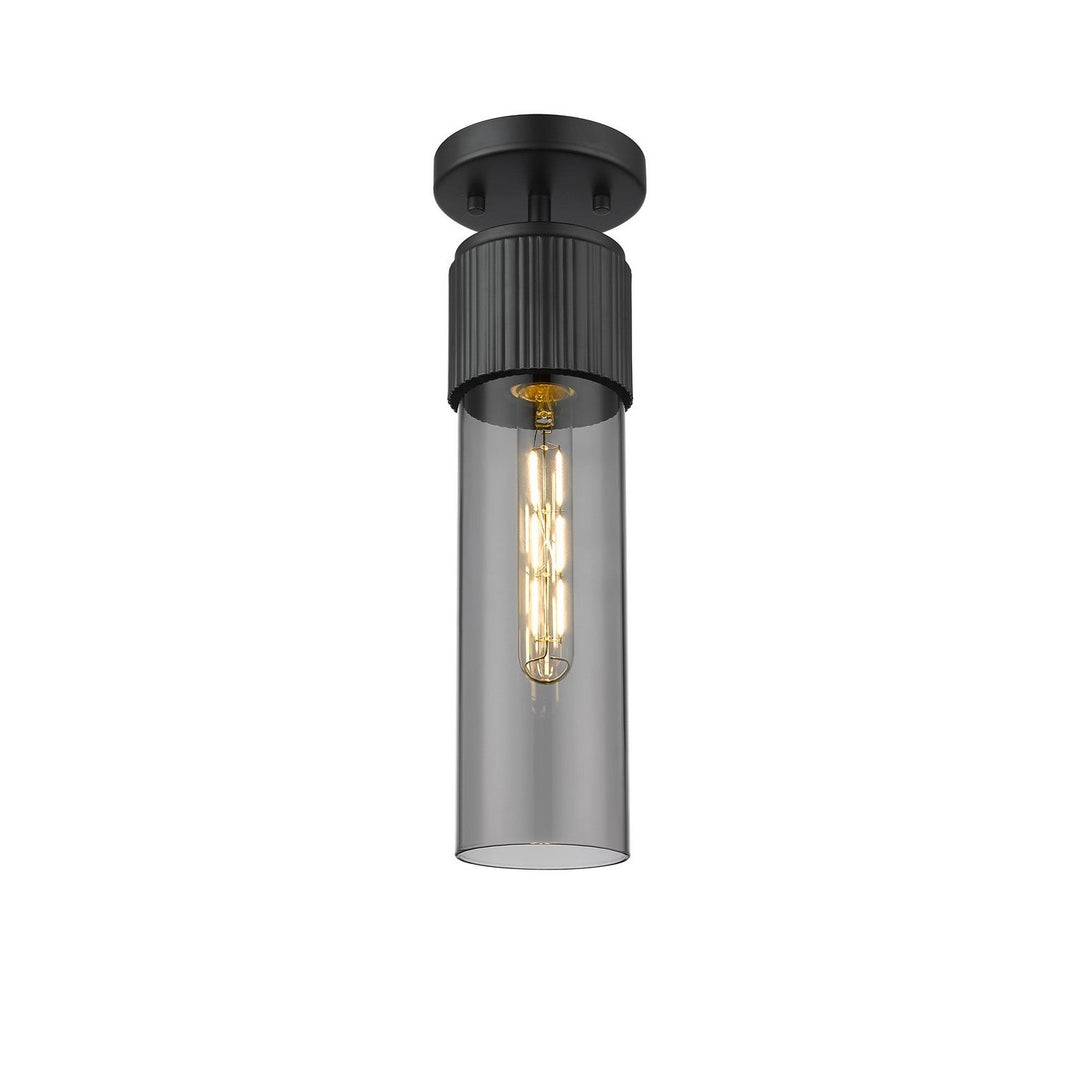 Innovations Downtown Urban 428-1F-BK-G428-12SM Ceiling Light - Matte Black