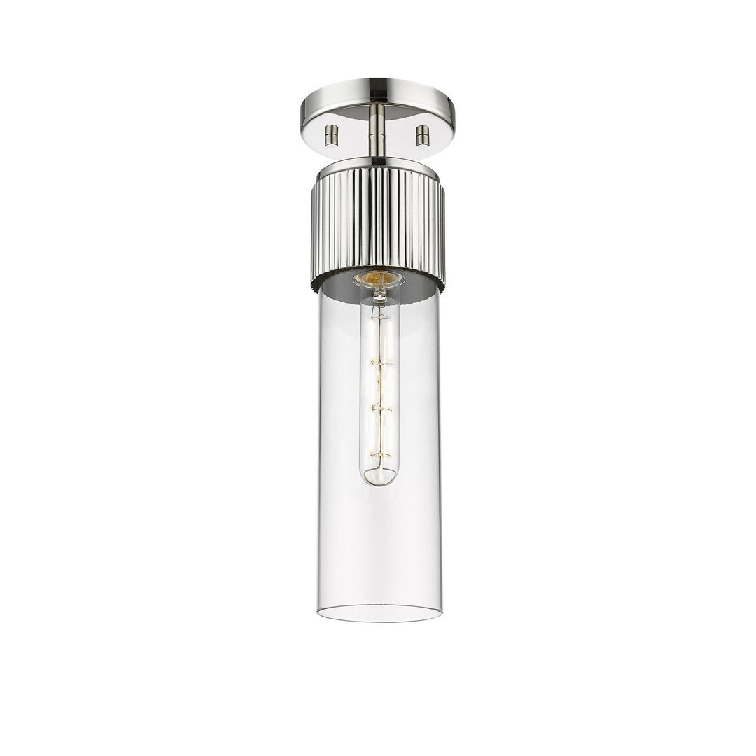 Innovations Downtown Urban 428-1F-PN-G428-12CL Ceiling Light - Polished Nickel