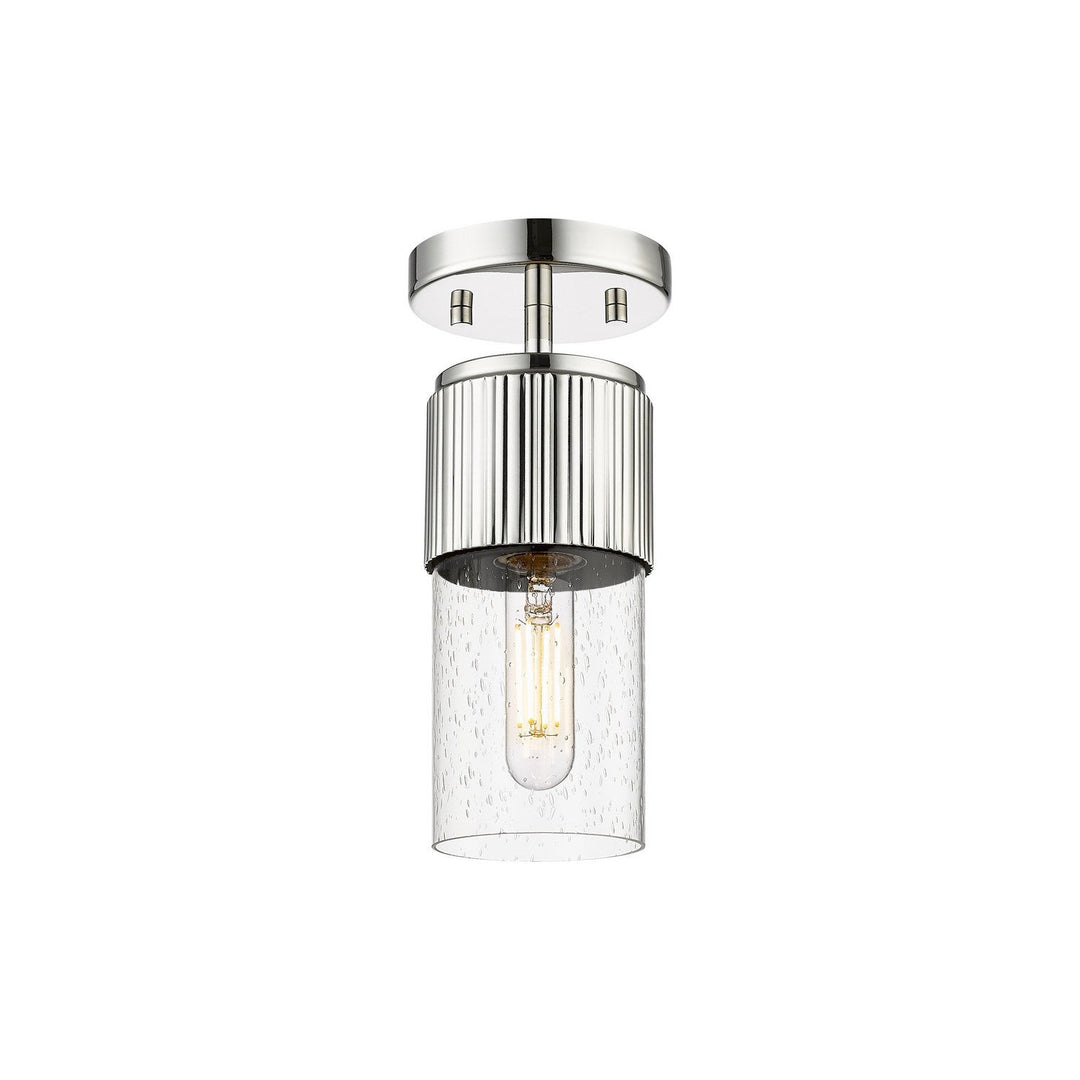 Innovations Downtown Urban 428-1F-PN-G428-7SDY Ceiling Light - Polished Nickel