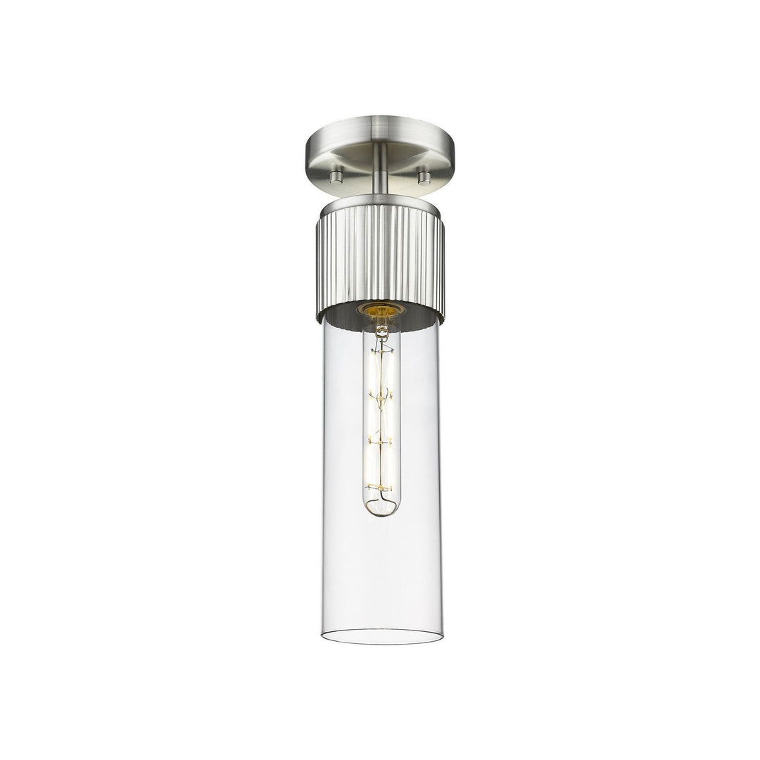 Innovations Downtown Urban 428-1F-SN-G428-12CL Ceiling Light - Satin Nickel
