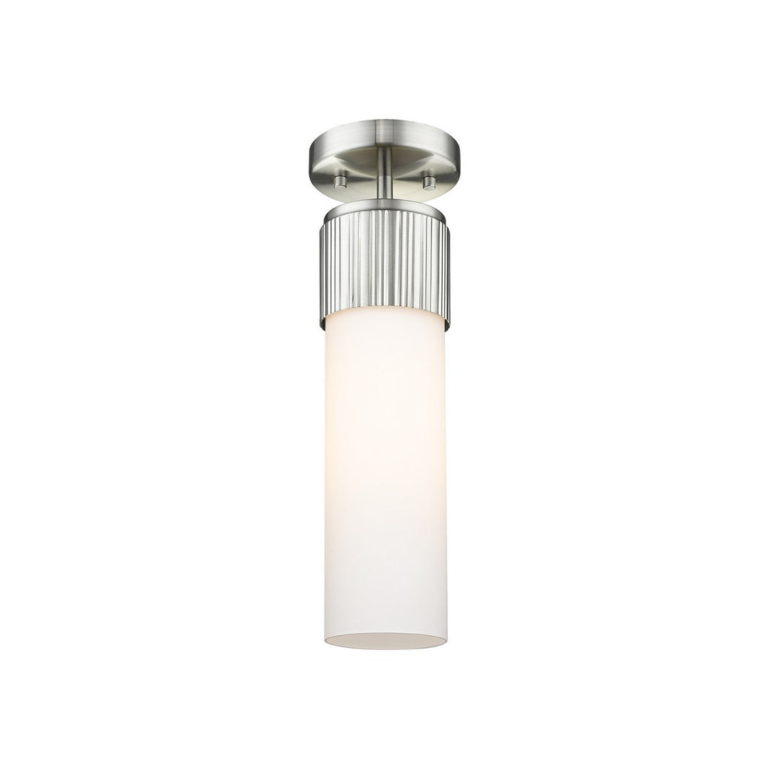 Innovations Downtown Urban 428-1F-SN-G428-12WH Ceiling Light - Satin Nickel