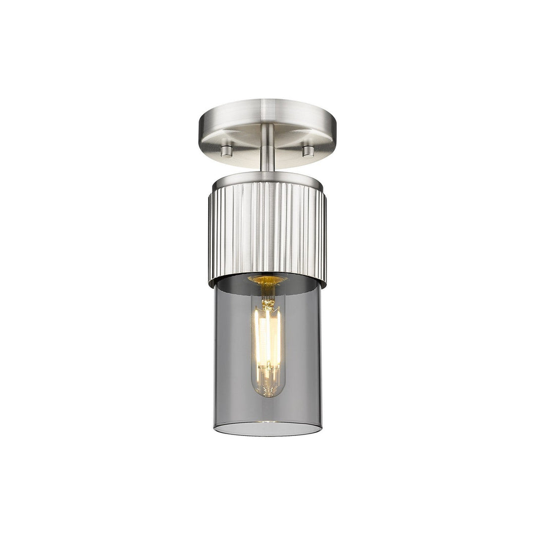 Innovations Downtown Urban 428-1F-SN-G428-7SM Ceiling Light - Satin Nickel