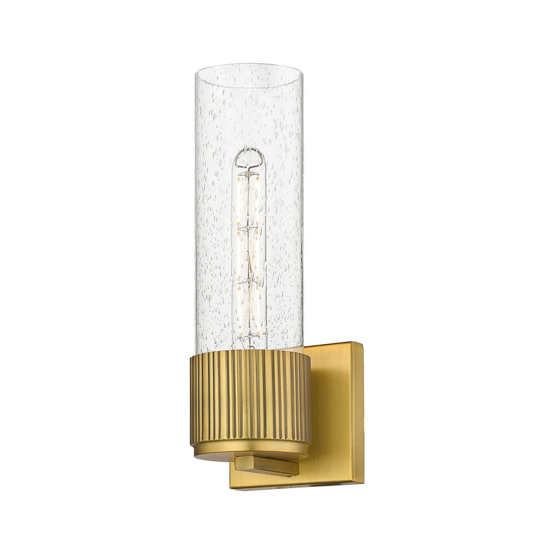 Innovations Downtown Urban 428-1W-BB-G428-12SDY Wall Sconce Light - Brushed Brass