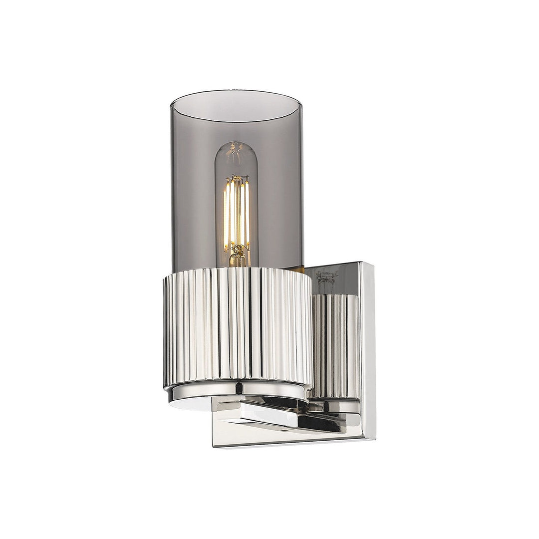 Innovations Downtown Urban 428-1W-PN-G428-7SM Wall Sconce Light - Polished Nickel