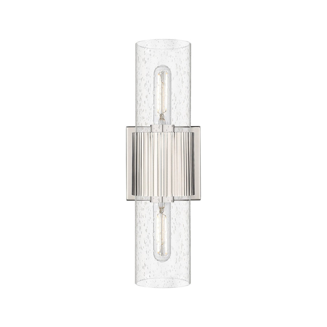Innovations Downtown Urban 428-2WL-PN-G428-7SDY Bath Vanity Light 5 in. wide - Polished Nickel