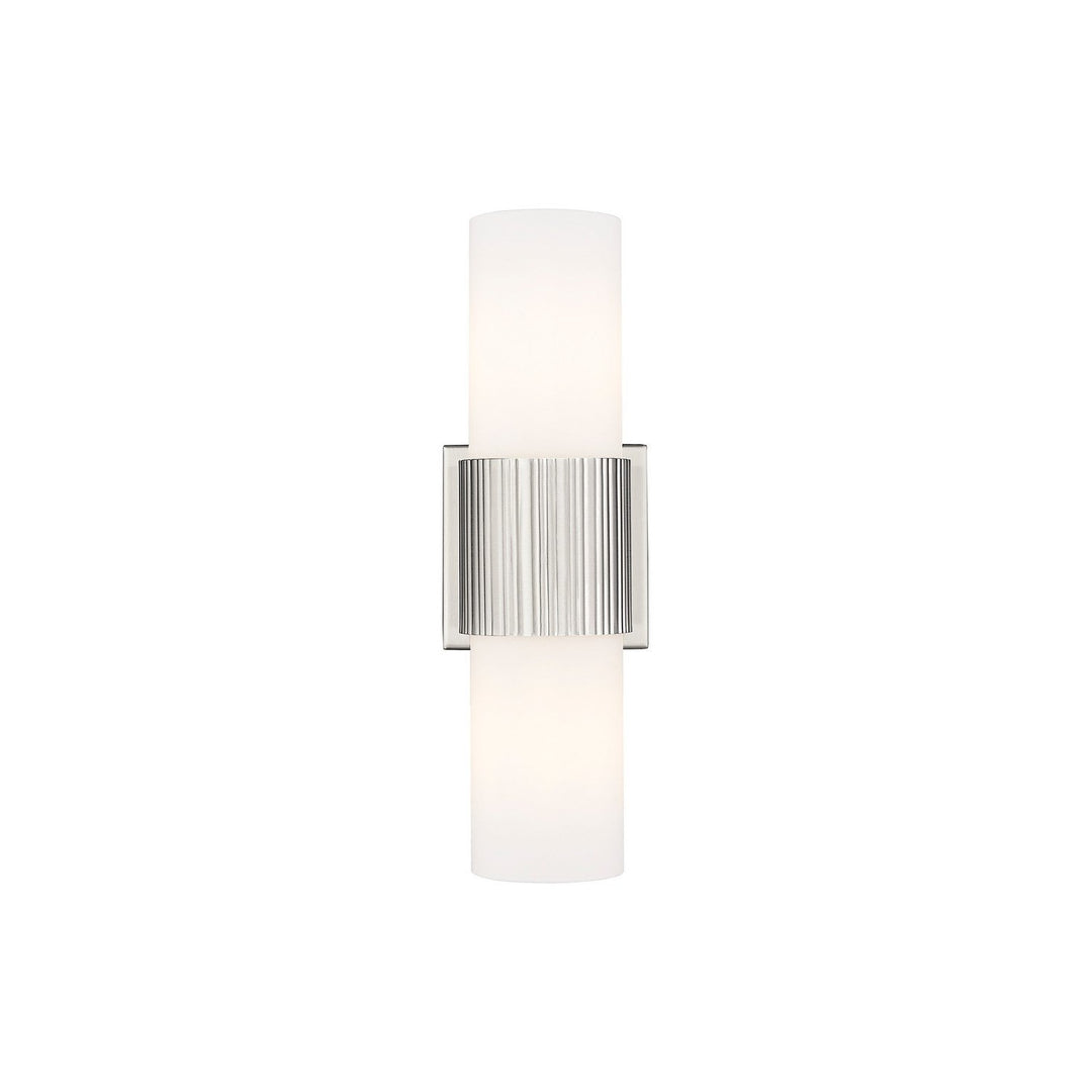 Innovations Downtown Urban 428-2WL-SN-G428-7WH Bath Vanity Light 5 in. wide - Satin Nickel