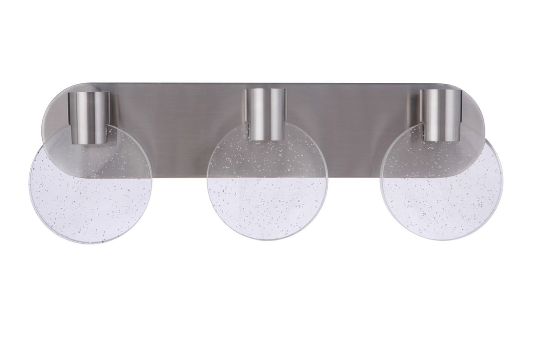 Craftmade Glisten 15122BNK-LED Bath Vanity Light 22 in. wide - Brushed Polished Nickel