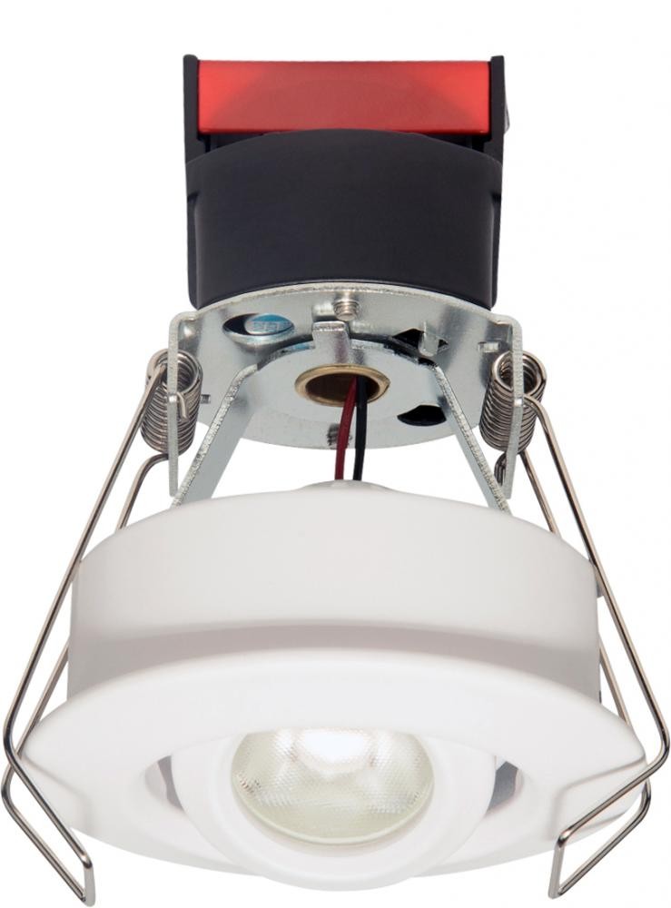 Elco Lighting E1L32WF30BZ  Recessed Adjustable Gimbal Recessed Light White