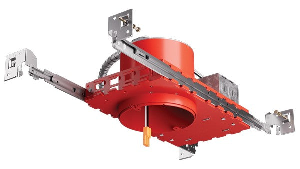 Elco Lighting EJB4ICA  4" New Construction Ic Airtight Housing For 2-Hr Fire Rated Ceilings Recessed Light Red