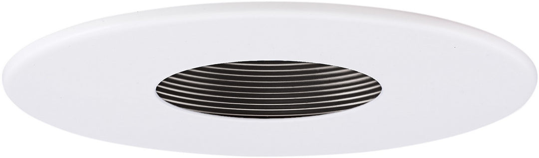 Elco Lighting EL1423CP  Adjustable Pinhole With Baffle Trim Recessed Light White
