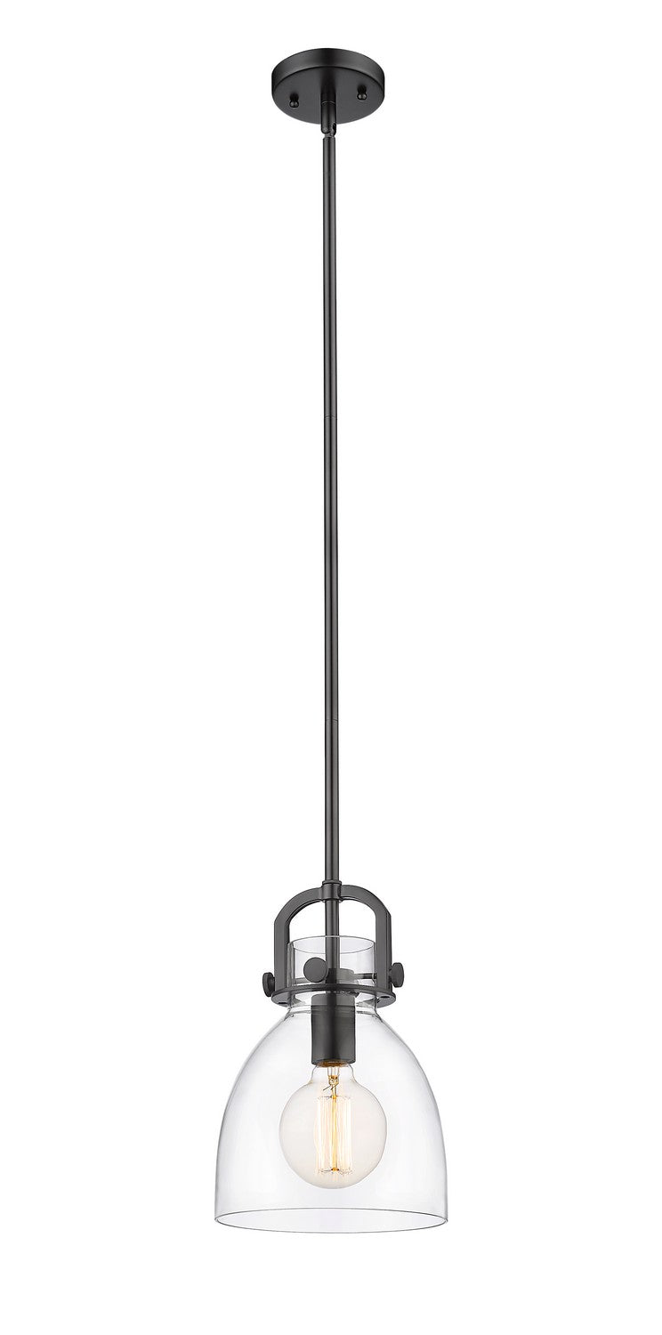 Innovations Downtown Urban 410-1SS-BK-G412-8CL Pendant Light - Matte Black