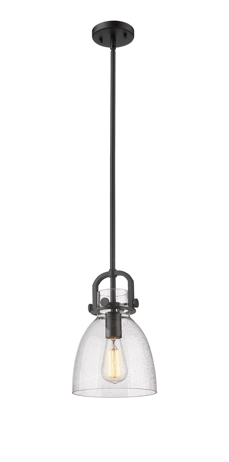 Innovations Downtown Urban 410-1SS-BK-G412-8SDY Pendant Light - Matte Black