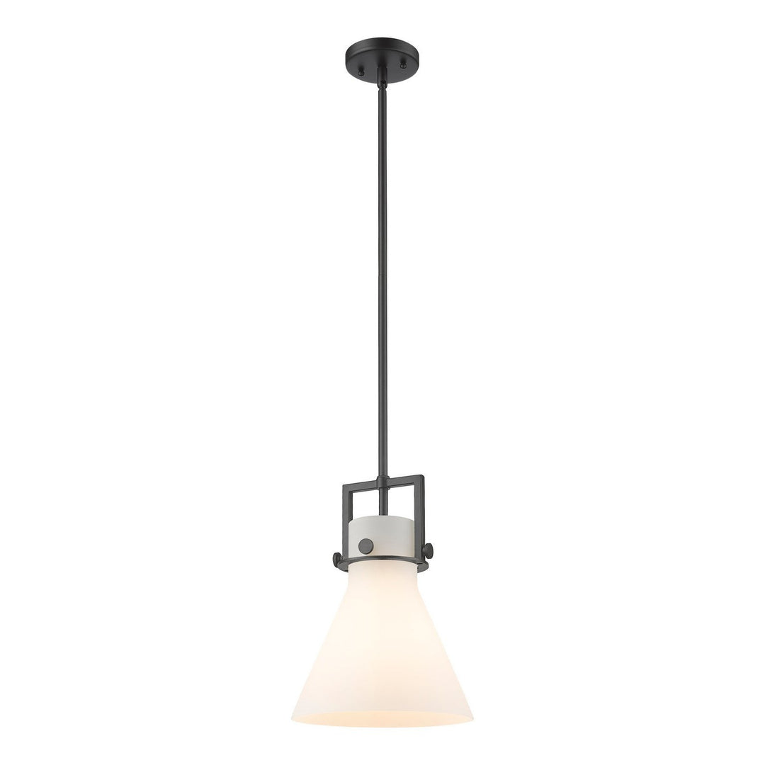 Innovations Newton 411-1SM-BK-G411-10WH Pendant Light - Matte Black