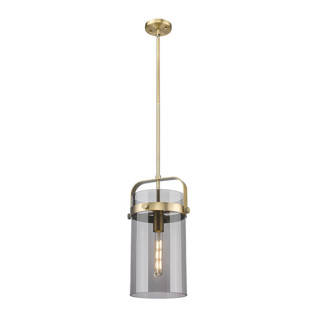 Innovations Downtown Urban 413-1SM-BB-G413-1S-8SM Pendant Light - Brushed Brass