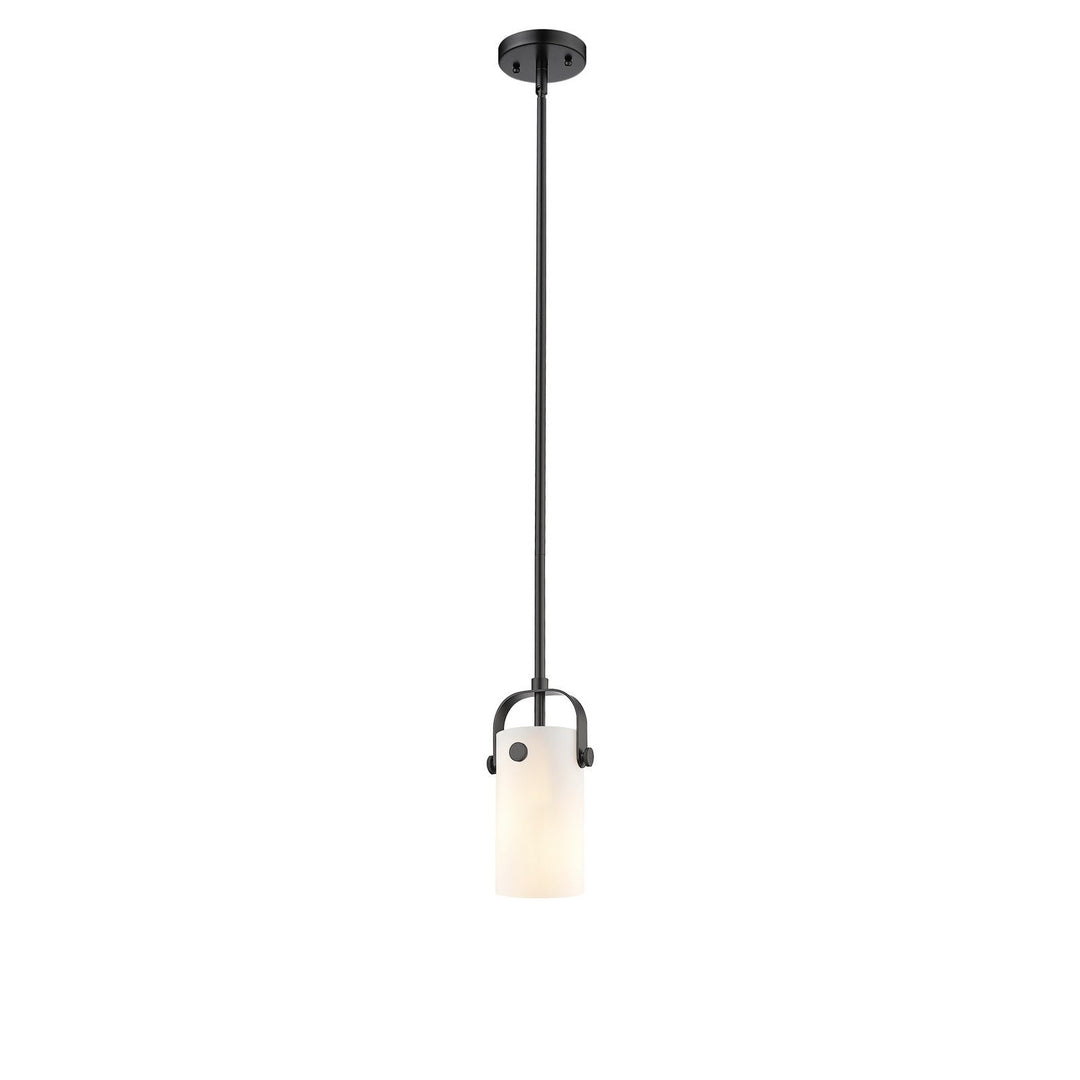 Innovations Downtown Urban 423-1S-BK-G423-7WH Pendant Light - Matte Black