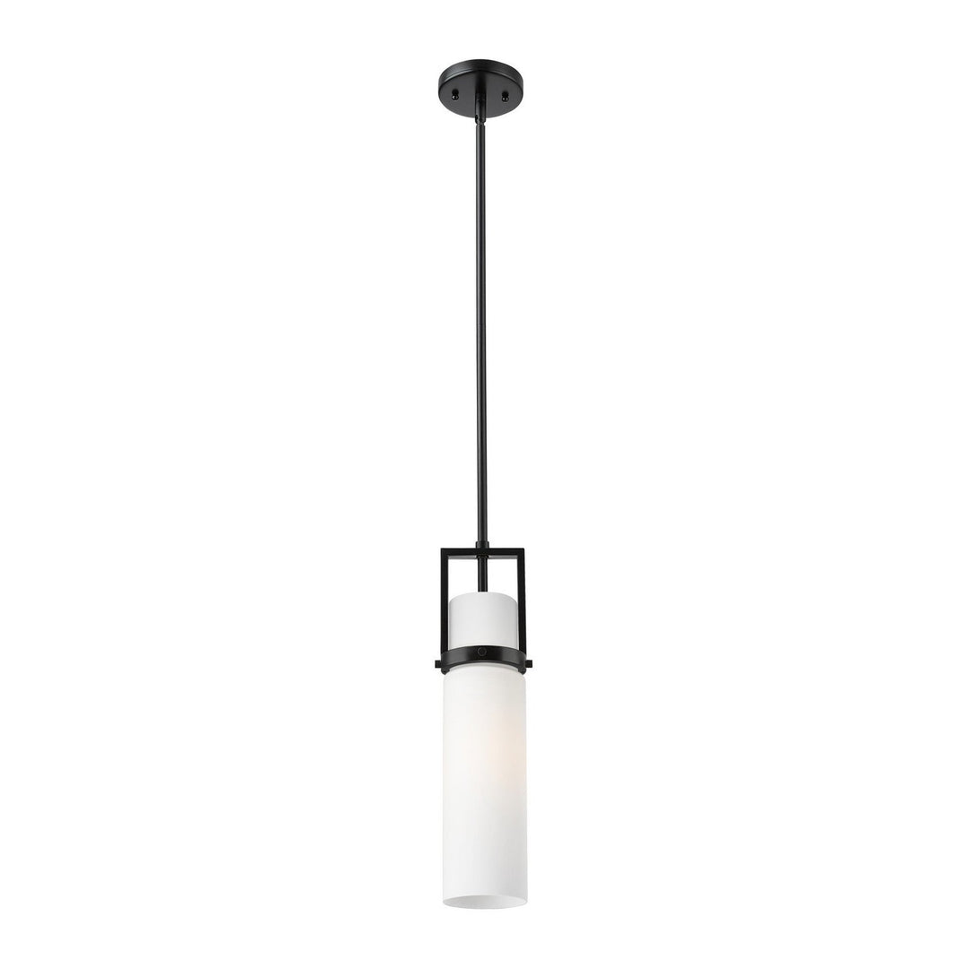 Innovations Downtown Urban 426-1S-BK-G426-15WH Pendant Light - Matte Black
