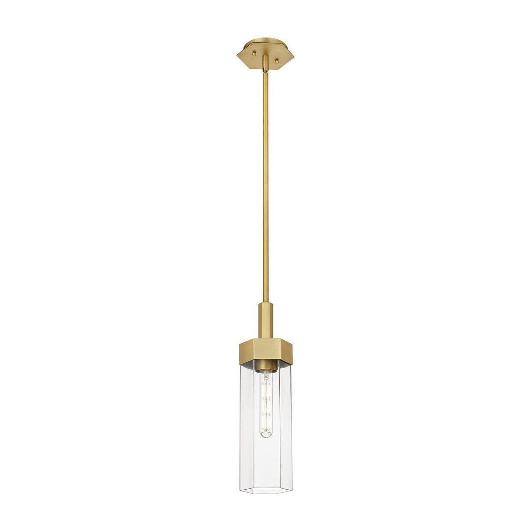 Innovations Downtown Urban 427-1S-BB-G427-14CL Pendant Light - Brushed Brass