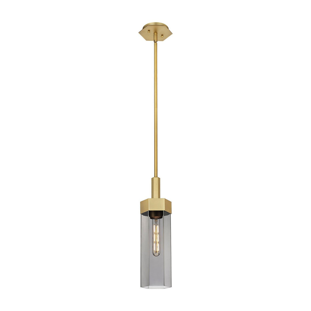 Innovations Downtown Urban 427-1S-BB-G427-14SM Pendant Light - Brushed Brass