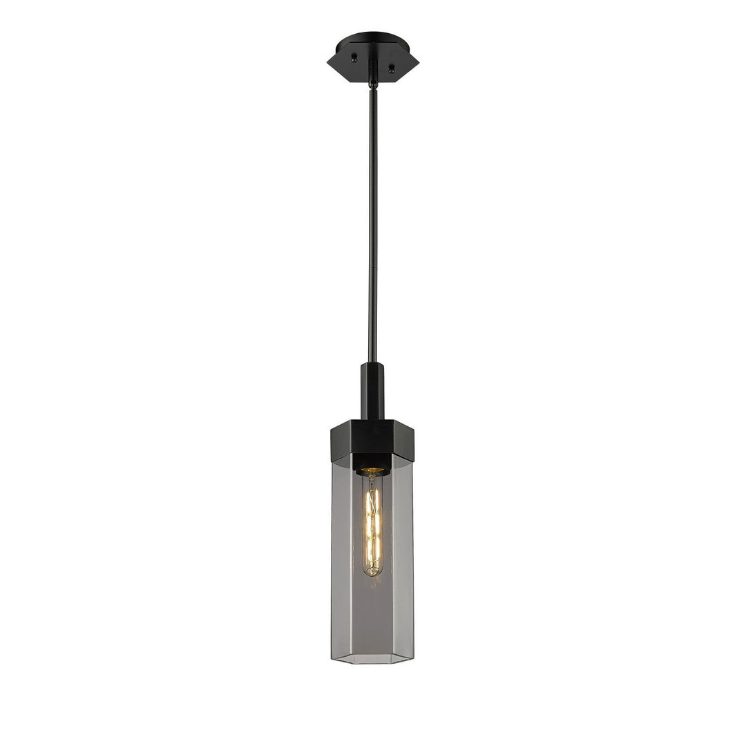 Innovations Downtown Urban 427-1S-BK-G427-14SM Pendant Light - Matte Black