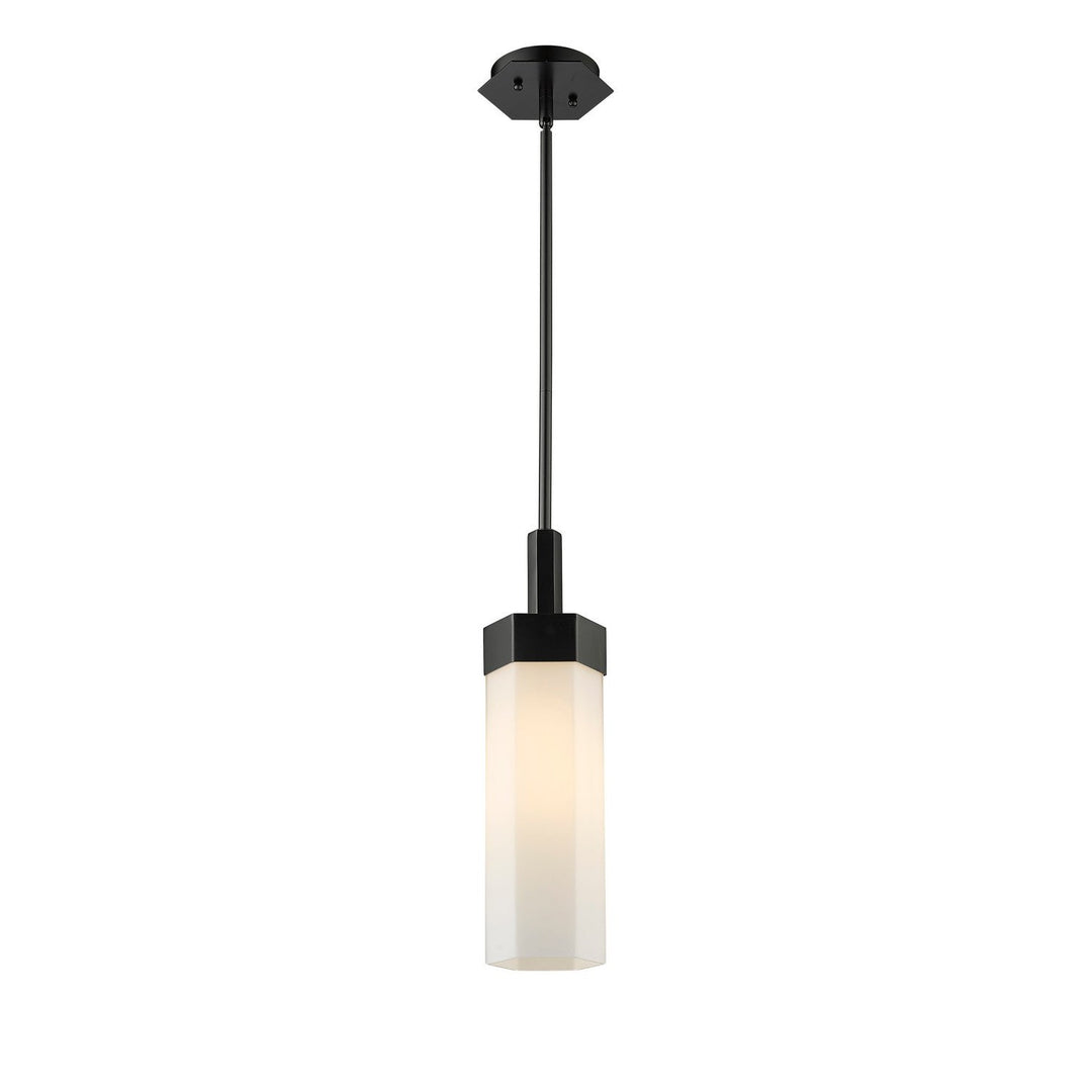 Innovations Downtown Urban 427-1S-BK-G427-14WH Pendant Light - Matte Black