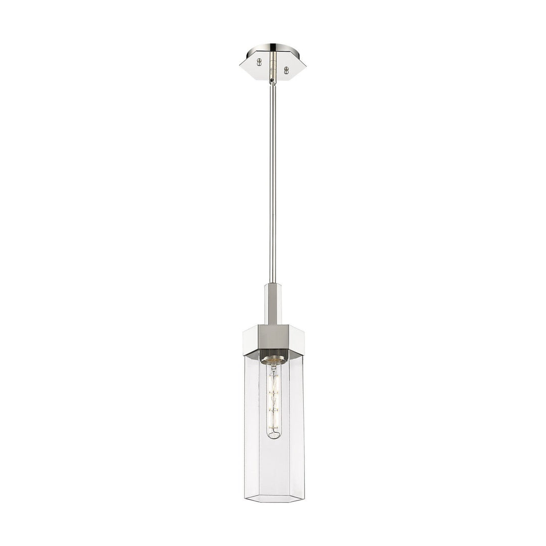 Innovations Downtown Urban 427-1S-PN-G427-14CL Pendant Light - Polished Nickel