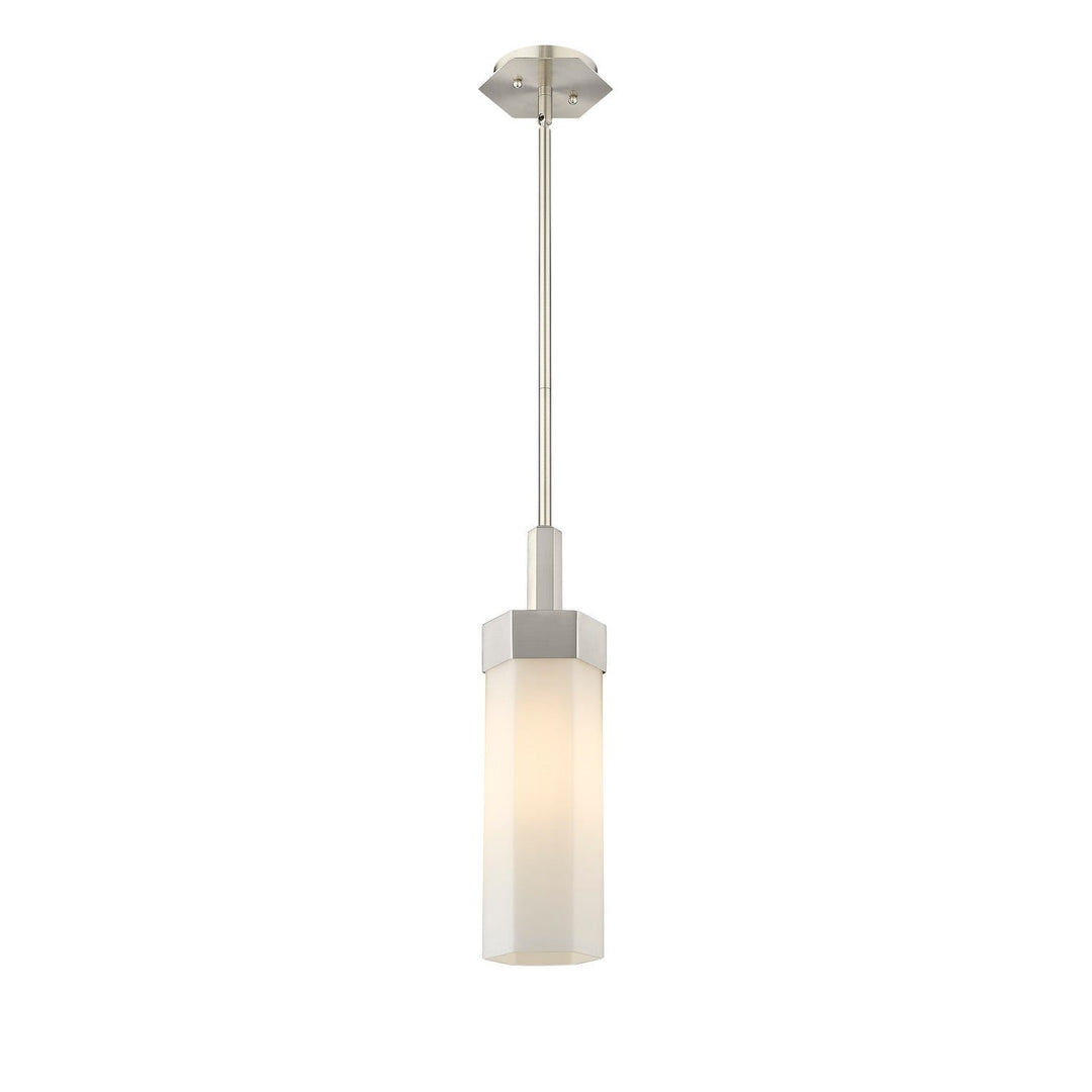 Innovations Downtown Urban 427-1S-SN-G427-14WH Pendant Light - Satin Nickel