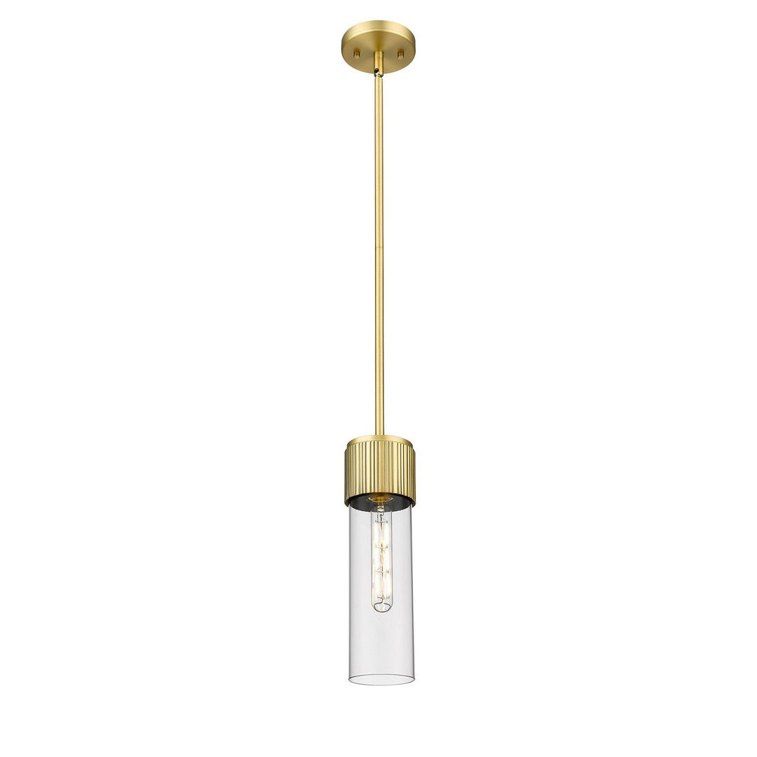 Innovations Downtown Urban 428-1S-BB-G428-12CL Pendant Light - Brushed Brass