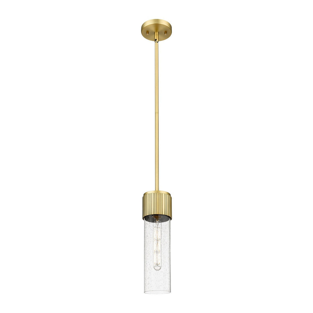 Innovations Downtown Urban 428-1S-BB-G428-12SDY Pendant Light - Brushed Brass