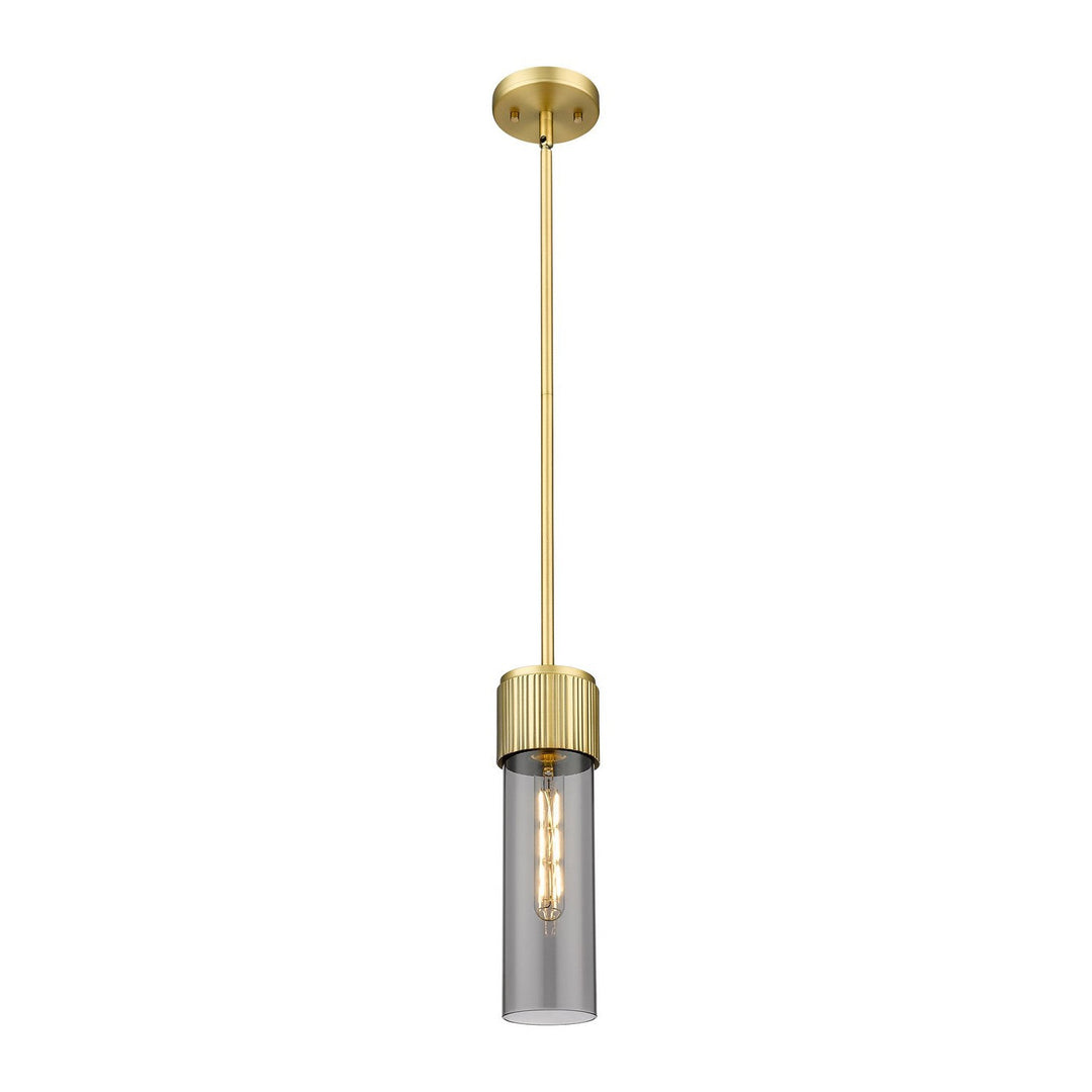 Innovations Downtown Urban 428-1S-BB-G428-12SM Pendant Light - Brushed Brass