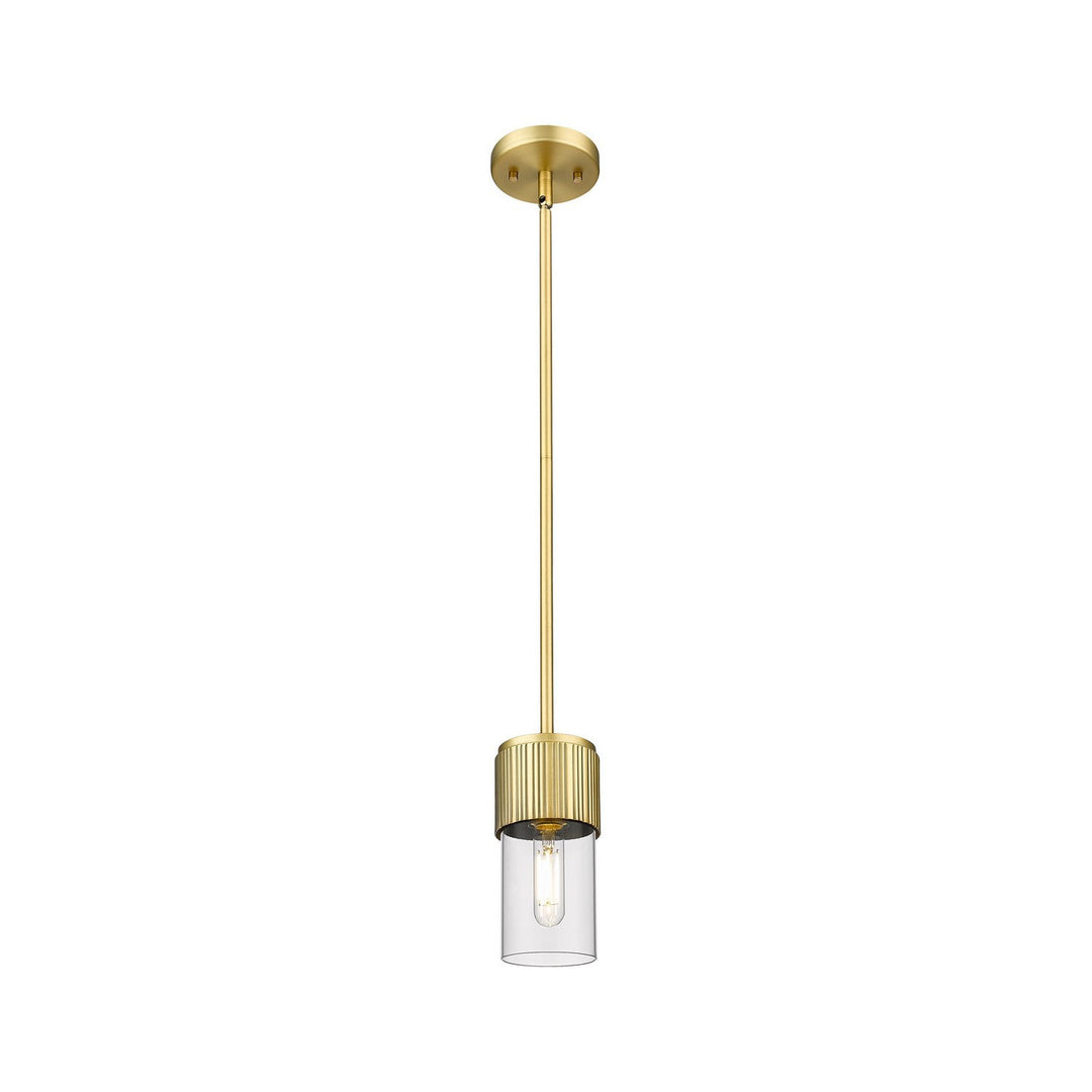 Innovations Downtown Urban 428-1S-BB-G428-7CL Pendant Light - Brushed Brass