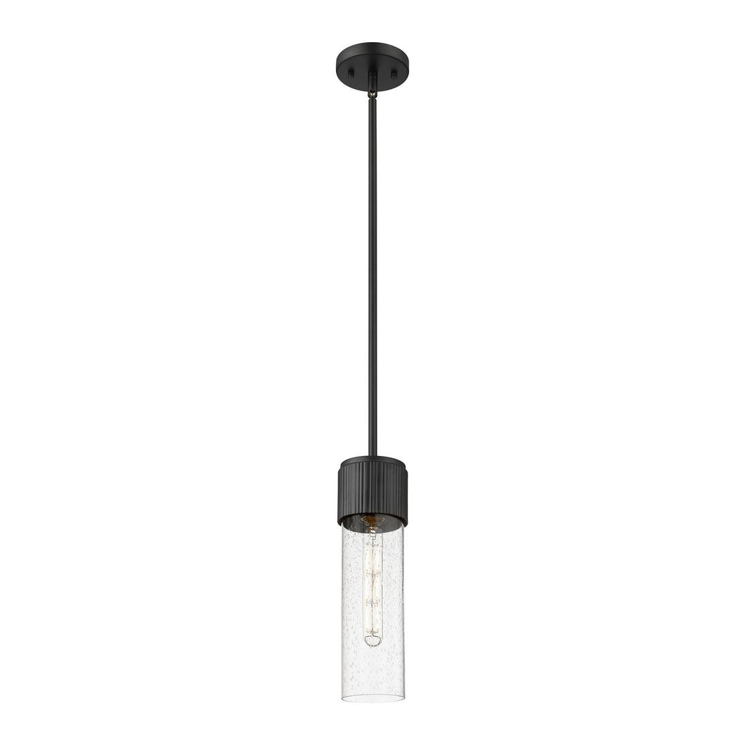 Innovations Downtown Urban 428-1S-BK-G428-12SDY Pendant Light - Matte Black
