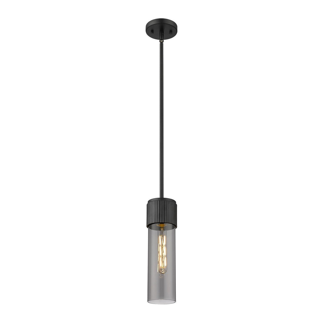 Innovations Downtown Urban 428-1S-BK-G428-12SM Pendant Light - Matte Black