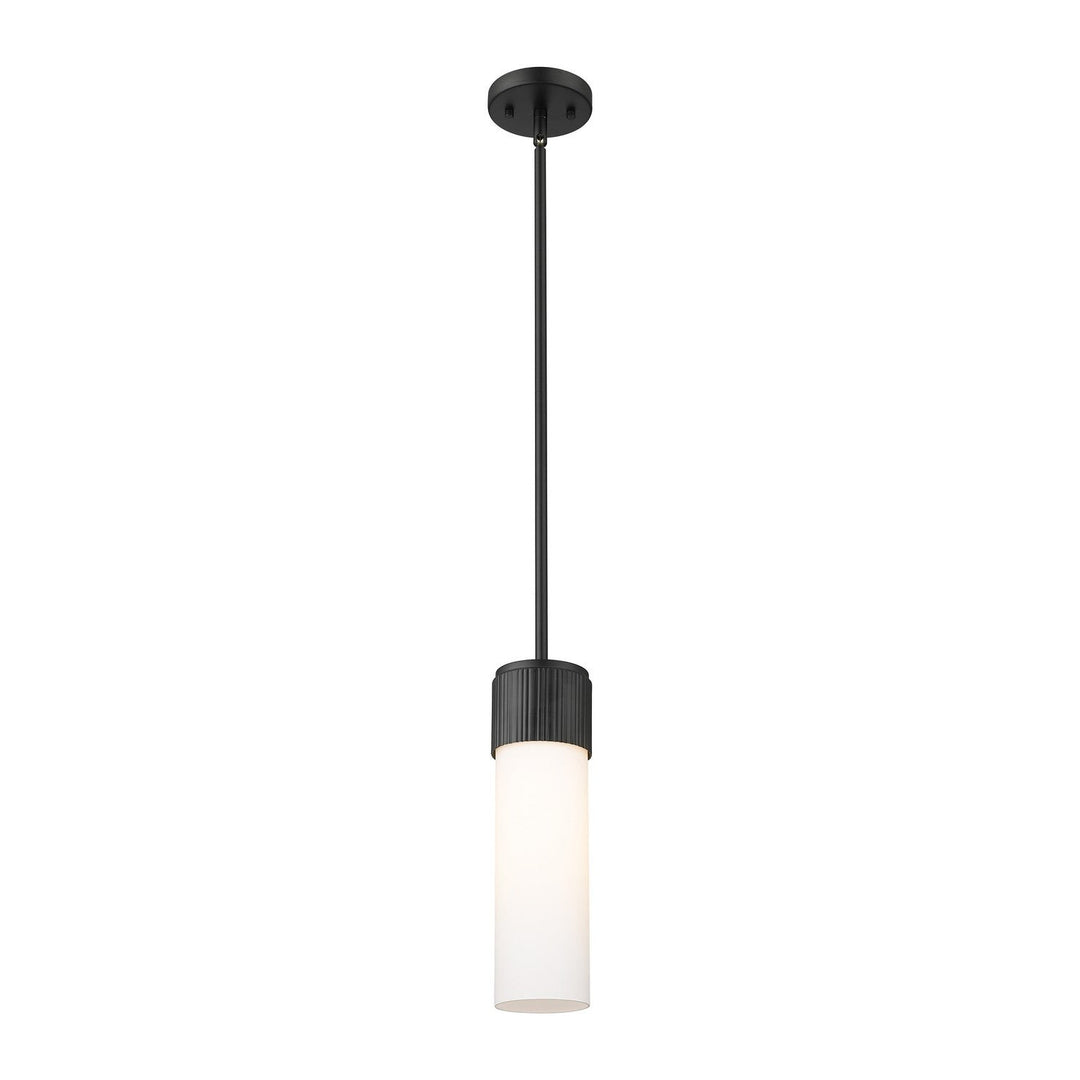 Innovations Downtown Urban 428-1S-BK-G428-12WH Pendant Light - Matte Black