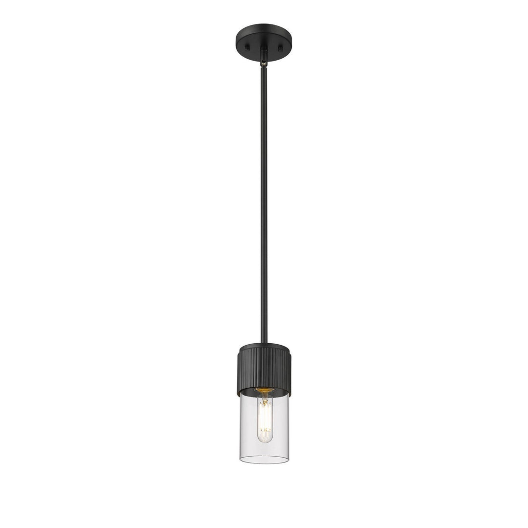 Innovations Downtown Urban 428-1S-BK-G428-7CL Pendant Light - Matte Black