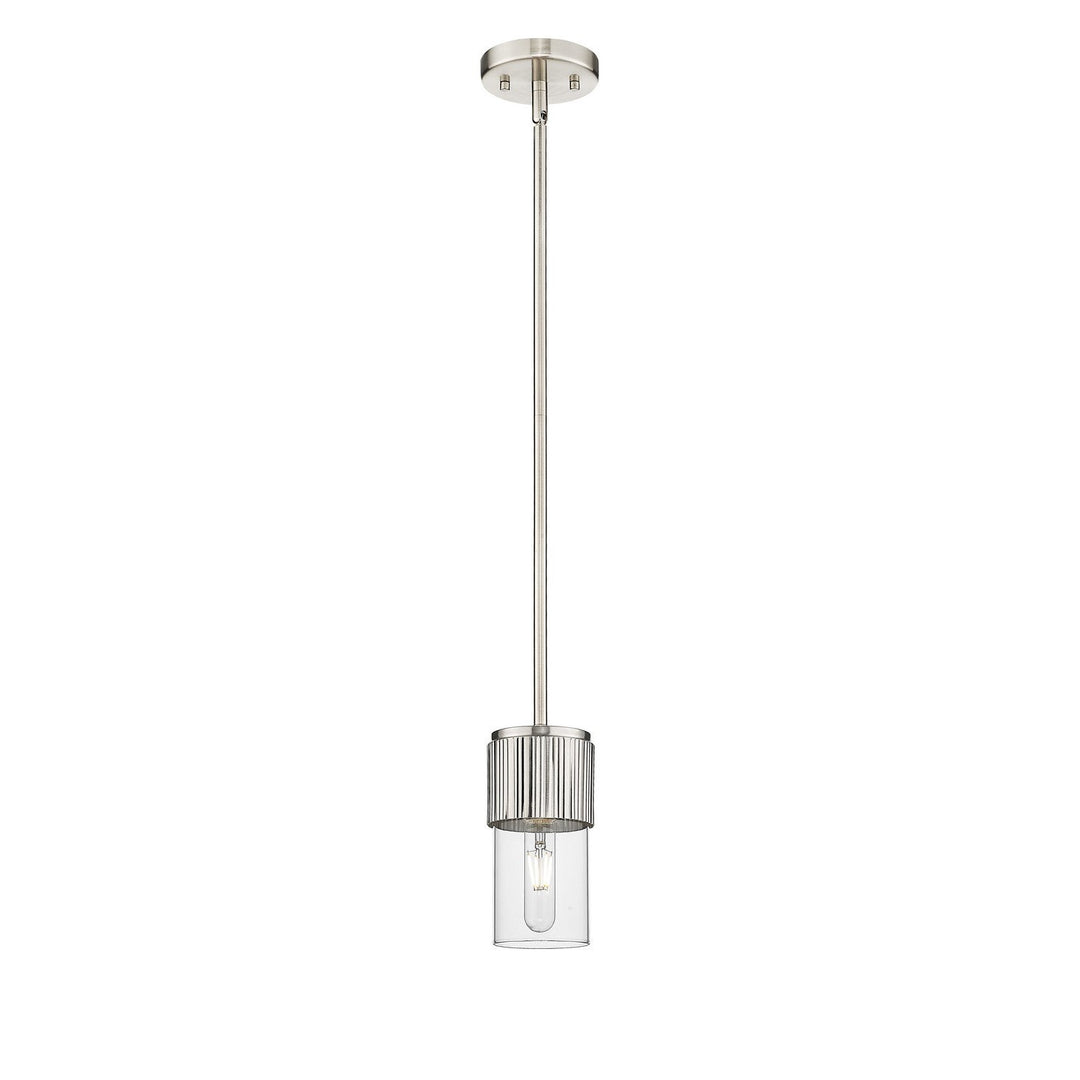 Innovations Downtown Urban 428-1S-SN-G428-7CL Pendant Light - Satin Nickel