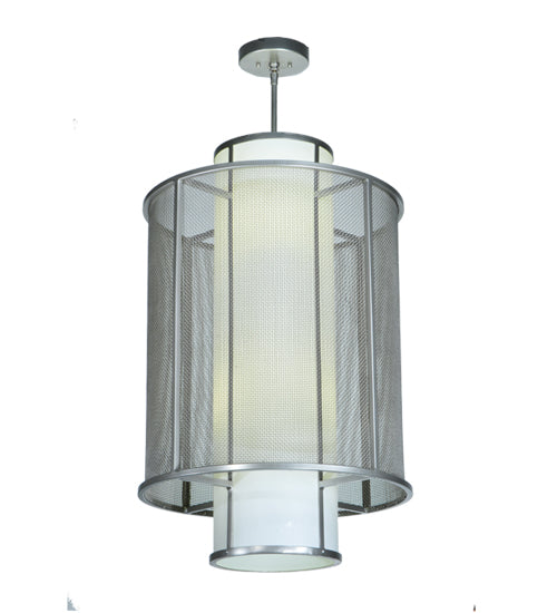 Meyda Tiffany Cilindro 133461 Pendant Light - Nickel