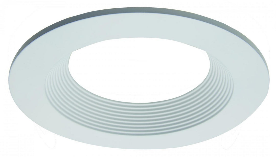 Elco Lighting ELL4813W  Die-Cast Round Baffle Trim Recessed Light White