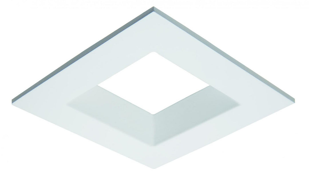 Elco Lighting ELL4814W  Die-Cast Square Reflector Trim Recessed Light White